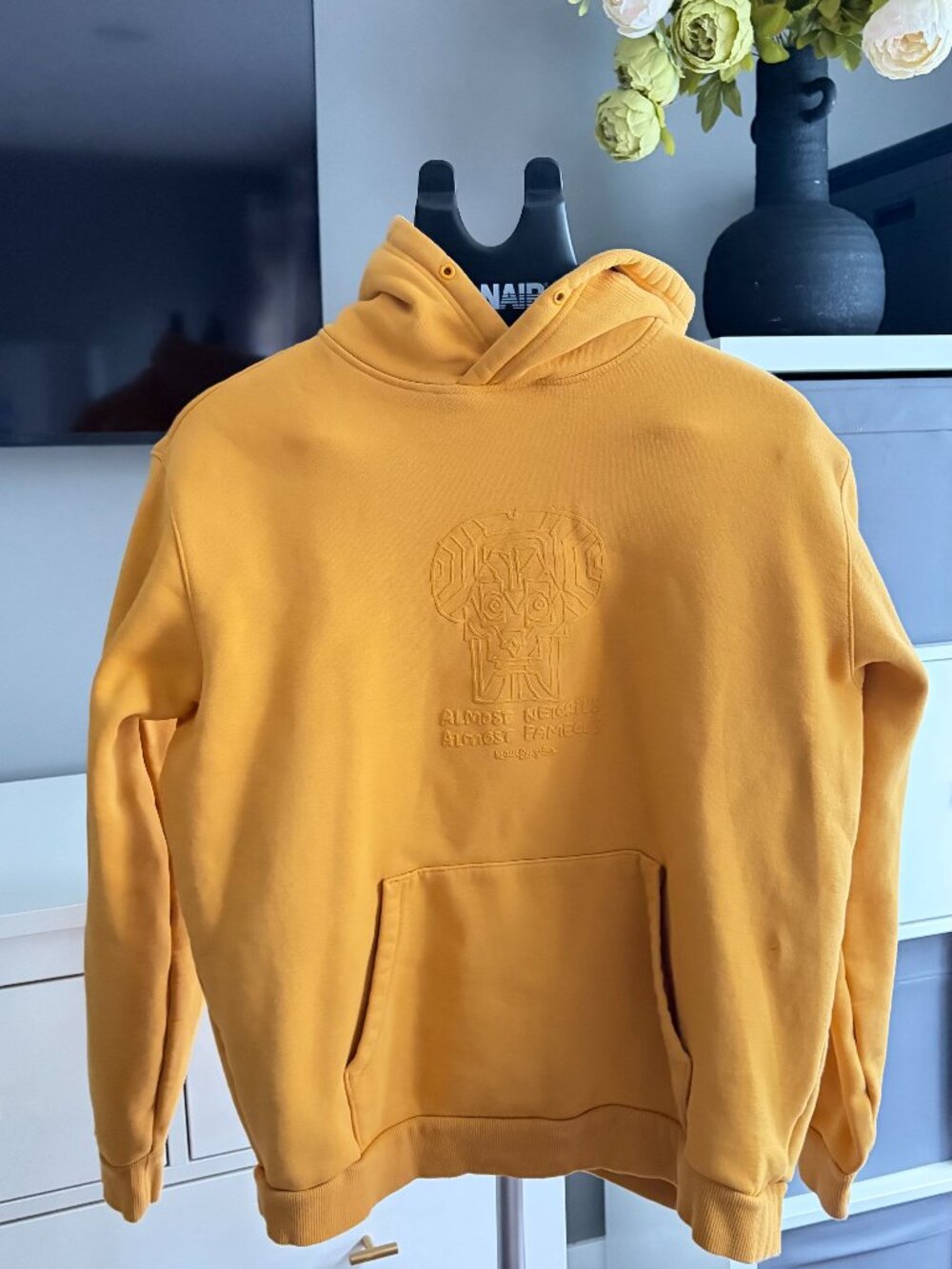 adidas Shmoofoil Netorious Yellow Hoodie Men’s M